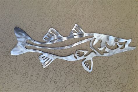 Items Similar To Snook Metal Wall Or Garden Art Great T For