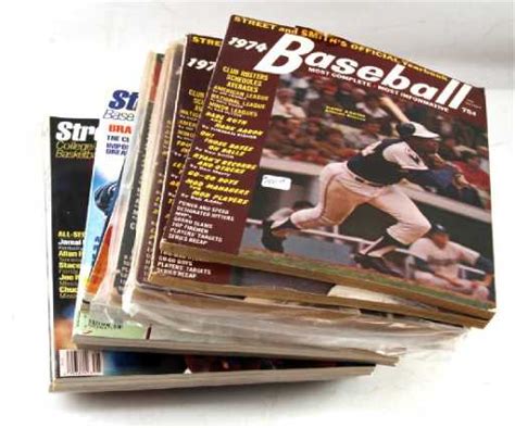 Lot Of 15 Street And Smiths Baseball Yearbooks