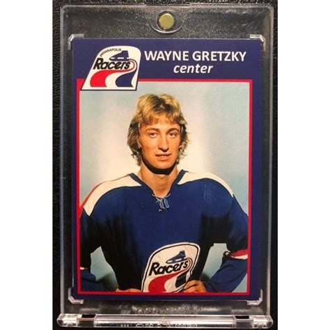Wayne Gretzky 1978 79 Wha Indianapolis Star Racers Hockey Card