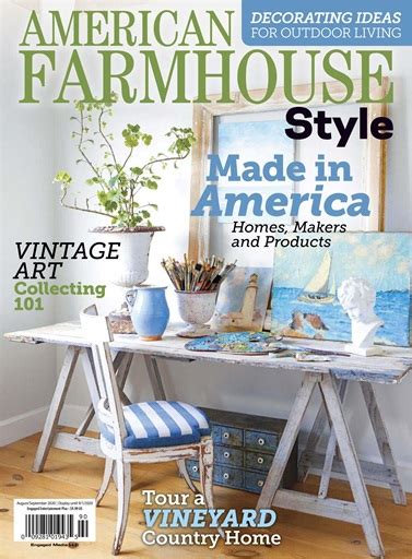 American Farmhouse Style Magazine Afs Aug Sep Back Issue