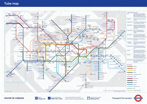 Underground London Metro Map England With Printable London Tube Map