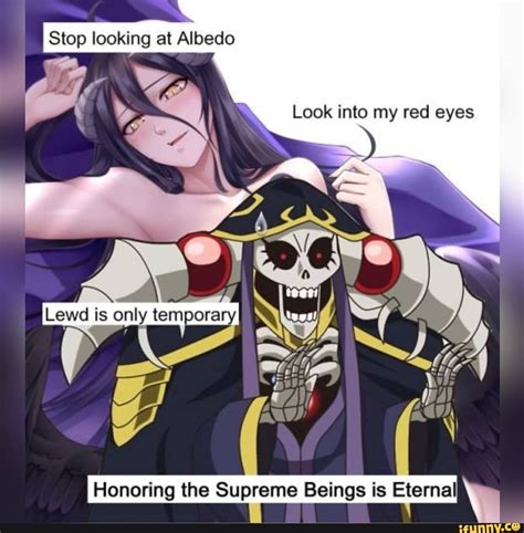 Stop Looking At Albedo IFunny Anime Memes Albedo Anime Funny