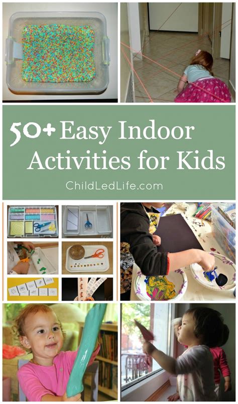 50 Easy Indoor Activities For Kids
