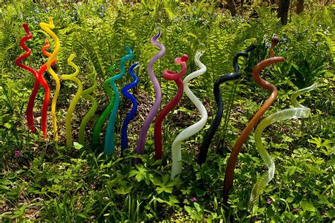 Hand Blown Glass Garden Art 1 Garden Glass Sprout Hand Made Etsy