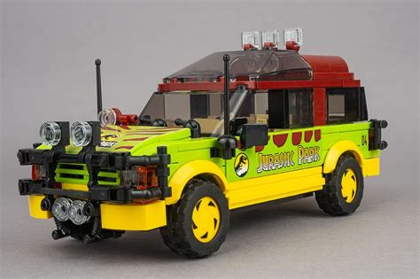 Lego Moc Ford Explorer Jurassic Park Tour Vehicle By Colognebrick Rebrickable Build With Lego