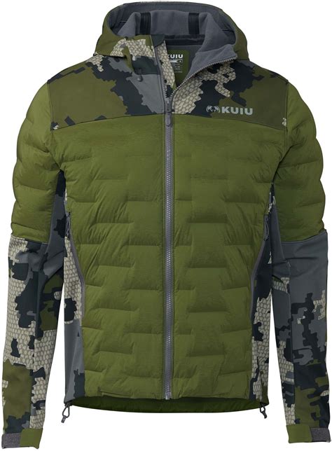 Kuiu Axis Thermal Hybrid Hooded Hunting Jacket Mens Verde 3xl