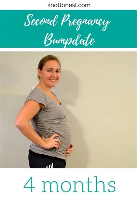 Baby Two Bumpdate 4 Months Well Planned Paper Pregnancy