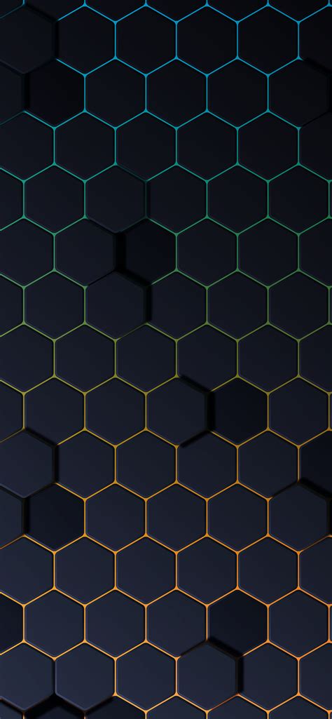 Iphone Wallpaper 4k Hexagon Pattern Collection