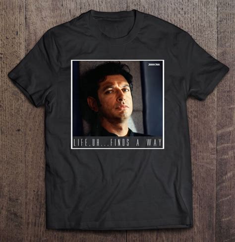 Jurassic Park Ian Malcolm Life Finds A Way Premium Plus Size Up To 5xl