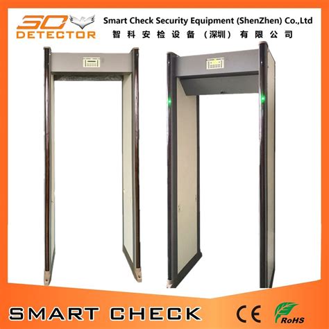 China 33 Zones Portable Door Frame Metal Detector Security Walk Through