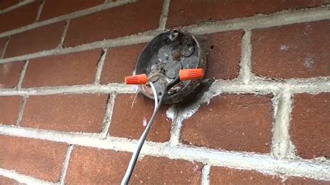 How To Remove And Disconnect An Exterior Light Fixture Youtube
