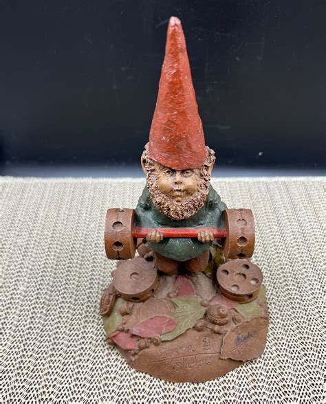 Tom Clark Figurine Gnome Elf Signed Cairn Sculpture The Race Hare