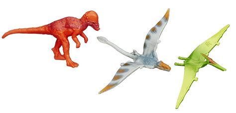 Jurassic World Dinos Dimorphodon Pteranodon Pachycephalosaurus 3 Mini