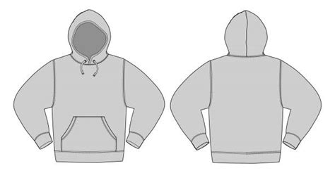 Grey hoodie clipart vector by stojkovicsrdjan 0/0. Blank Hoodie Template Drawing Illustrations, Royalty-Free ...