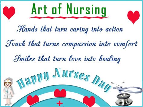 Vector illustration in pink, green. Happy Nurses Week Quotes. QuotesGram