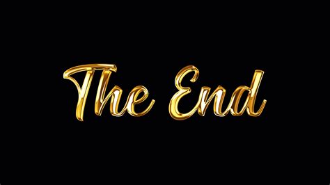 The End Stock Video Footage For Free Download
