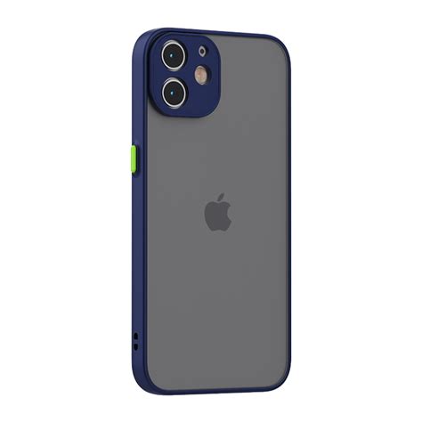 Frosted Shield Iphone 12 Case Blue Caseface