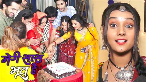 Meri Saas Bhoot Hai Kajal Chauhanvibhav Roy And Star Cast Celebrates Completion Of 100 Episode