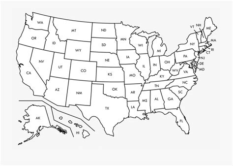 High Resolution Blank Us Map Free Transparent Clipart Clipartkey