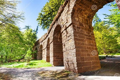 Old Part Of Aqueduct In Bergpark Near Kassel Stock Photo Image Of