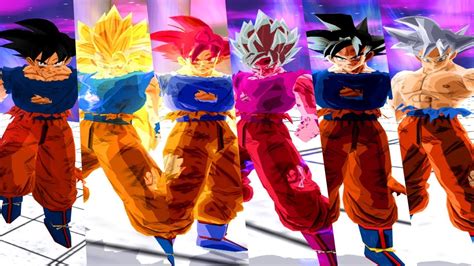 Todas As TransformaÇÕes Do Goku E Vegeta Ssj Ssj2 Ssj3 Ssb