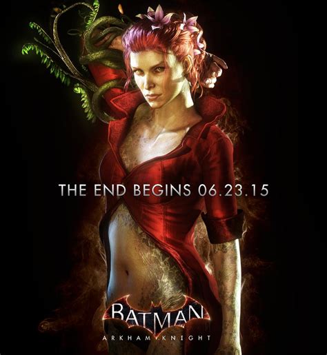 Batman Arkham Knight Xbox One Download Size Revealed Stunning Poison Ivy Poster