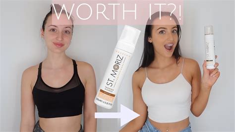 St Moriz Instant Self Tanning Mousse Review Demo YouTube