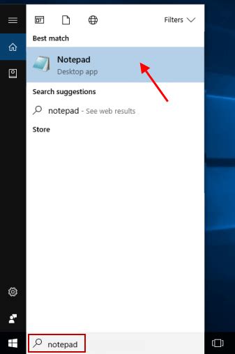 How To Open And Use Notepad In Windows 10