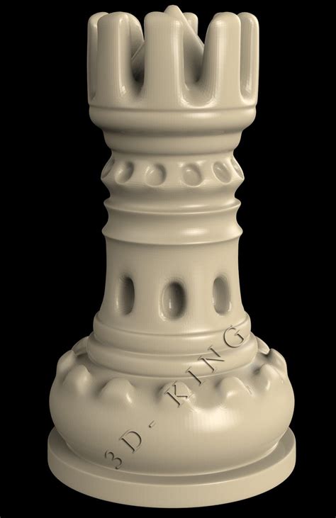 12 Pcs 3d Stl Models Chess 2 Different Sets For Cnc Router Etsy
