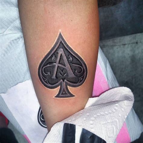ace tattoo by chrystal miztat2 forearm tattoos body art tattoos sleeve tattoos cool tattoos