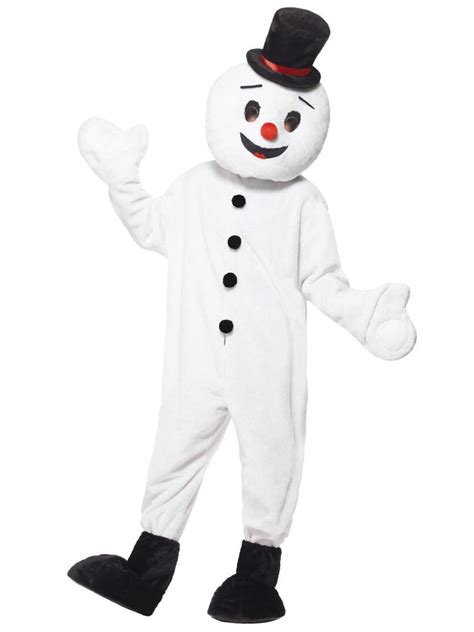 Adult Snowman Mascot Costume Escapade