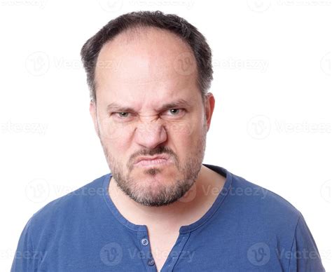Angry Man Facial Expression 5913279 Stock Photo At Vecteezy
