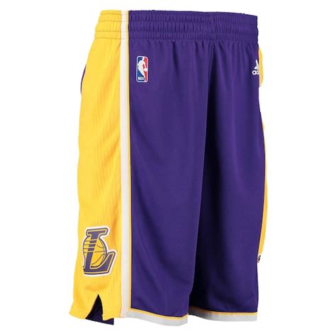 Adidas Los Angeles Lakers Purple Swingman Shorts Nba Store