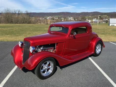 1934 Chevy 3 Window Coupe Chopped Hot Rod Street Rod Classic