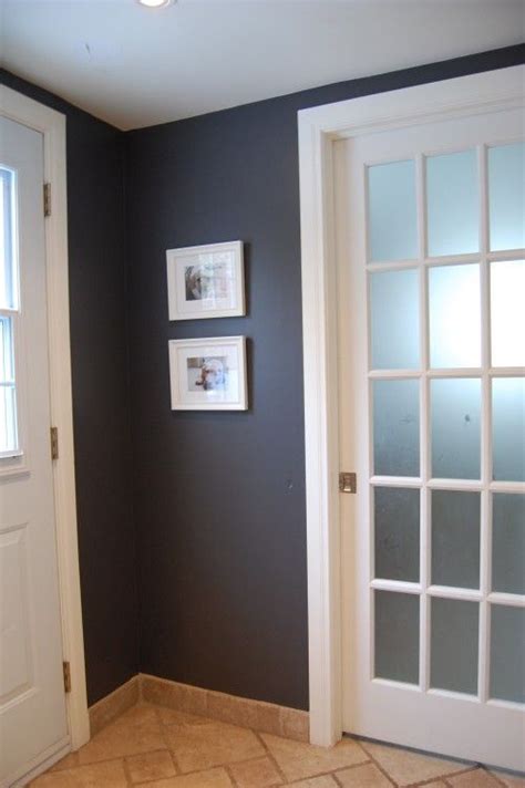 Dark Gray In Small Hallway Traditional Hall Montreal By