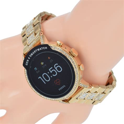 Just like the name goes it has a sporty appearance that is both elegant and fossil gen 4 sport is capable of automatically tracking your heart rate variations but not other fitness activities. MyOnlineMall - Fossil Q Damenuhr Gen 4 Smartwatch FTW6011 ...