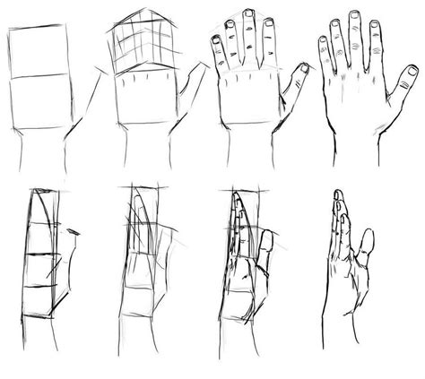 Hand Tutorial 2 By Masterss Drawing Practice Drawing Lessons Drawing