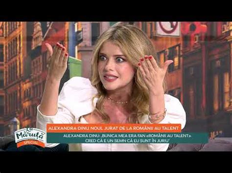 „faptul că tu ai pus în pagină. Alexandra Dinu, noul jurat de la Românii au Talent - YouTube