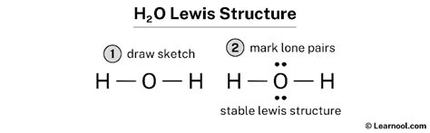 H2o Lewis Structure Learnool
