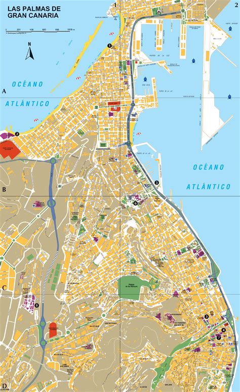 Mapas Detallados De Las Palmas De Gran Canaria Para Descargar Gratis E