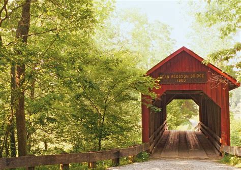Bean Blossom Covered Bridge Brown County Indiana Brown County Best