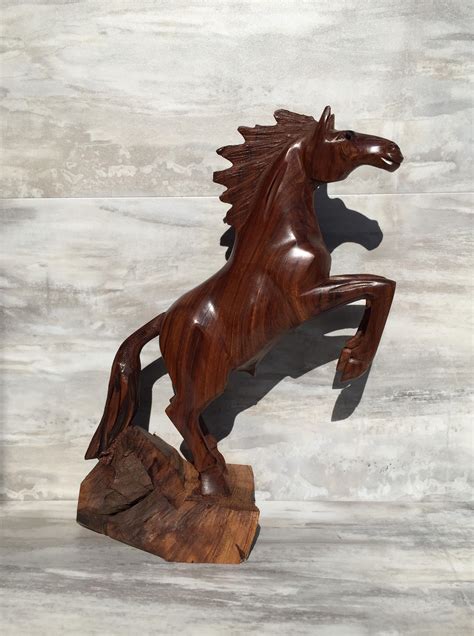 Ironwood Horse Carving Etsy Carving Ironwood Sculptures