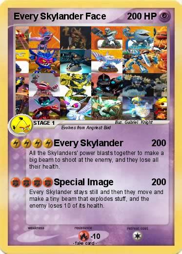 Pokémon is a registered trademark of nintendo, creatures, game freak and the pokémon company. Pokémon Every Skylander Face - Every Skylander - My Pokemon Card