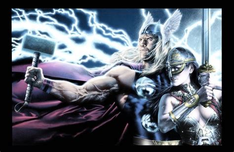 Thor And Sif Thor Art Thor The Mighty Thor