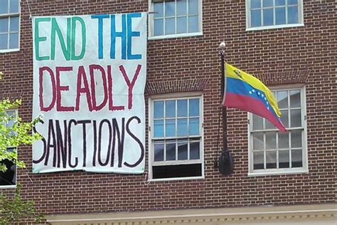 Activists Protect Dc Venezuelan Embassy From Us Supported Coup Codepink Women For Peace