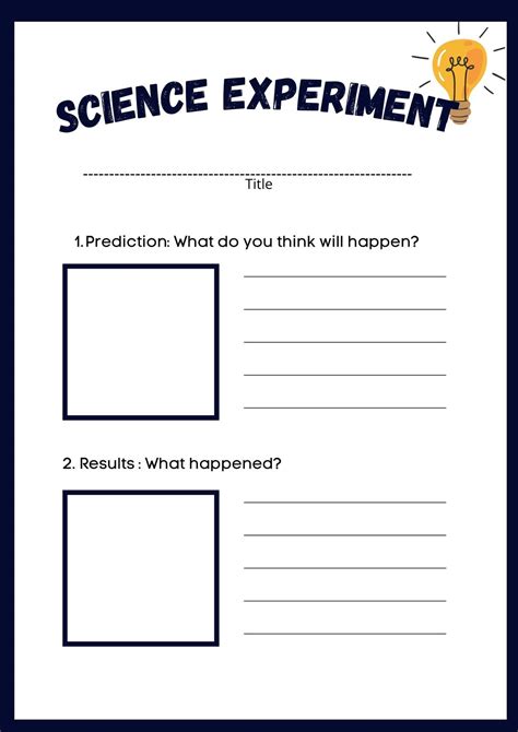 Free Science Printable Experiment Instructions Science Resources Free