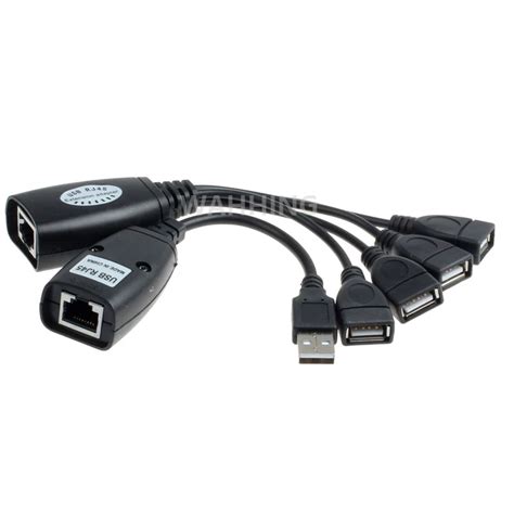 Ethernet Adapter Wired Adapter Usb 2 0 To Rj45 Network 4 Ports Network
