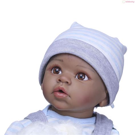 22 Inch Lifelike African American Reborn Babies Cloth Body Daniel