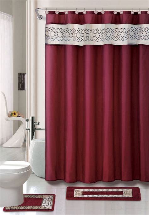 30 Beautiful Bathroom Shower Curtain And Rug Set
