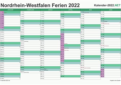 Ferien Nordrhein Westfalen 2022 Ferienkalender And Übersicht